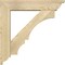 Ekena Millwork Balboa Traditional Rough Sawn Bracket w/ Offset Brace, Douglas Fir, 6"W x 26"D x 26"H BKT0604X26X26BOA01RDF - alternate 3